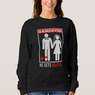 Moletom Game over  husband groom bachelor party