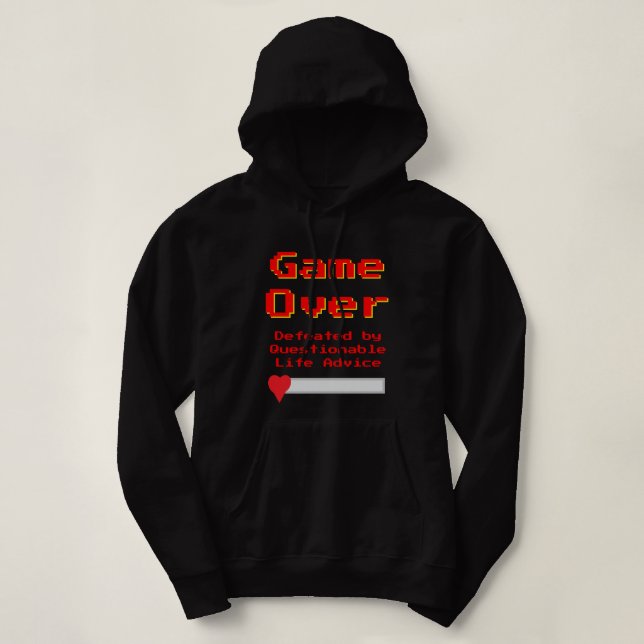 Moletom Game Over Meme Hoodie Sweatshirt (Frente do Design)