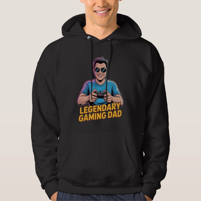 Moletom Gamer dad tshirt Legendary Gamer Dad (Frente)