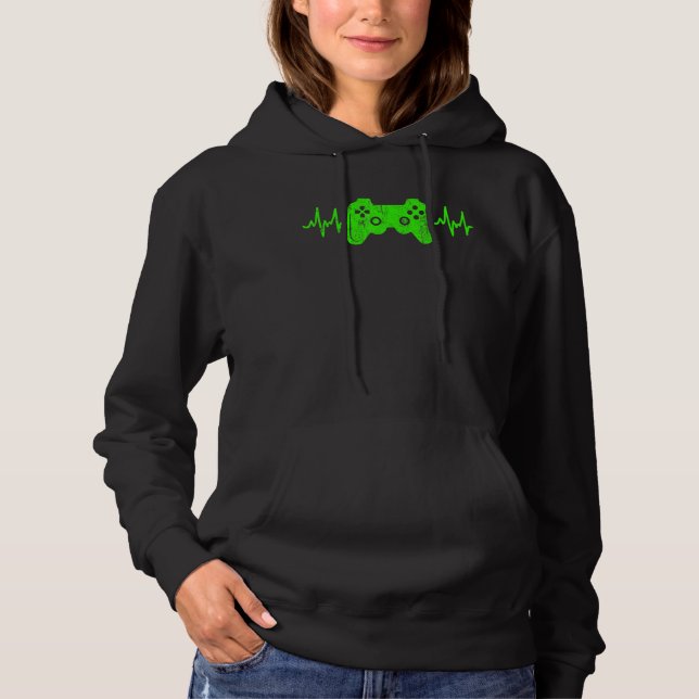 Moletom Gamer Heartbeat Videos games Jovens Jovens Jovens  (Frente)