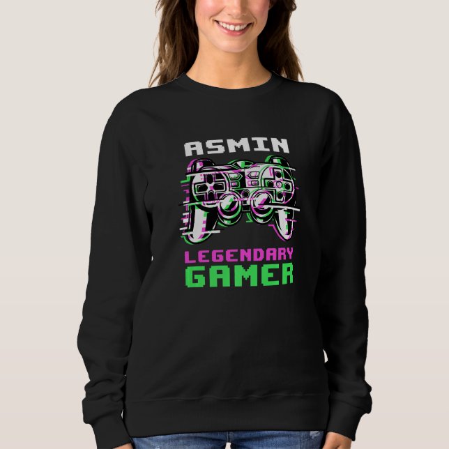 Moletom Gamer Legendário Asmin Personalizado 1 (Frente)