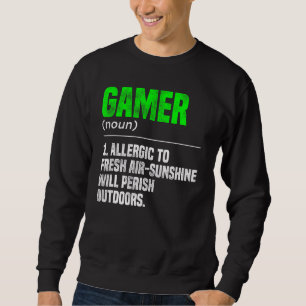 Moletom Gamer Noute Definition Video Game Player Pc