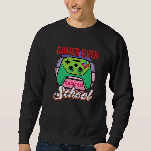 Moletom Gamer Over Back to School Game Over Teacher Studen (Frente)