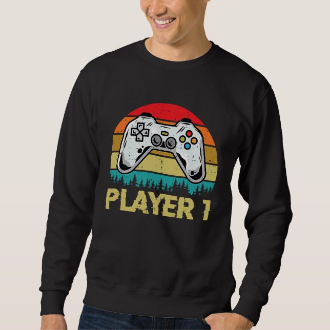 Moletom gamer player 1 player 2 matching couple video game (Frente)