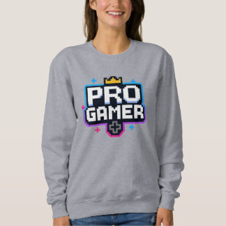 Moletom GAMER PRO — Crachá Pixel Art 8-Bit