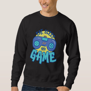 Moletom Gamer Routine Coma Jogos do Sono Repito