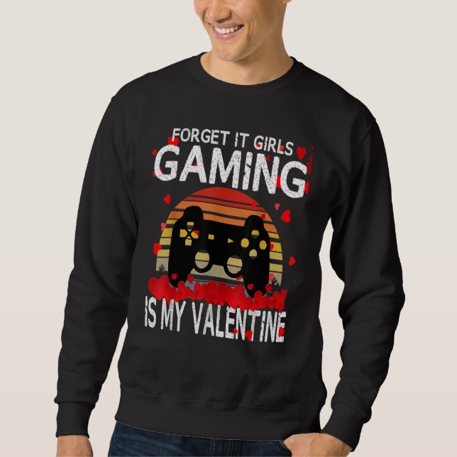 Moletom Gamer Valentines Day Video Games  Gaming Boys Teen (Frente)