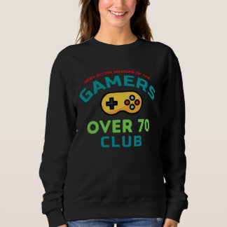 Moletom Gamers Over Seventy 70 Old Video Gamer Club