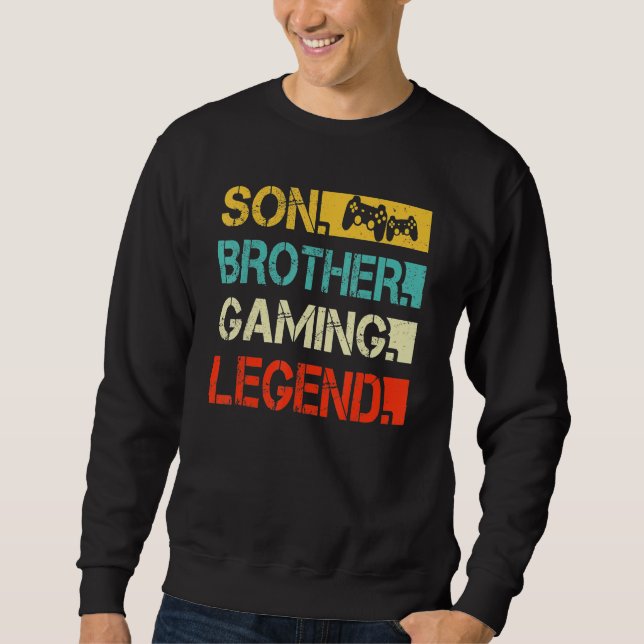 Moletom Gaming  For Teenage Boys 8 12 Year Old Christmas G (Frente)