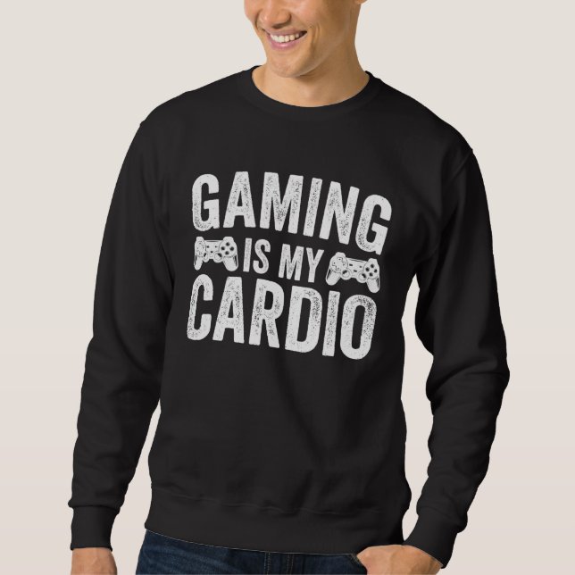 Moletom Gaming Is My Cardio  Gamer (Frente)