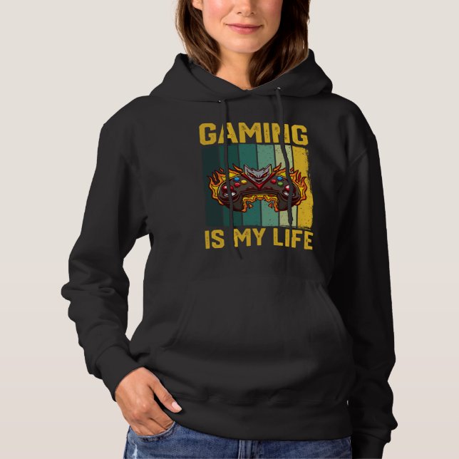 Moletom Gaming Is My Life  Video Gaming (Frente)