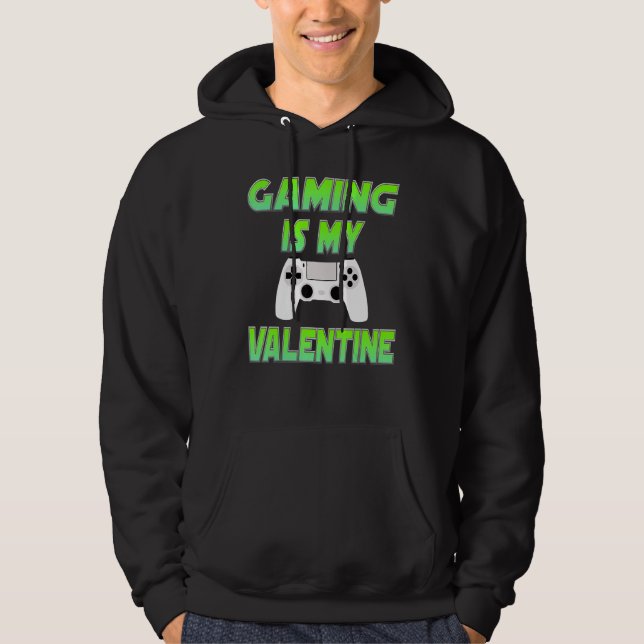 Moletom Gaming is my Valentine Controller Gamer Valentine' (Frente)