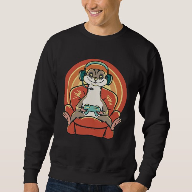 Moletom Gaming Meerkat Outfit For Gamers (Frente)
