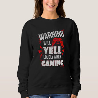 Moletom Gaming Warning Will Yell Loudly At Video Games For