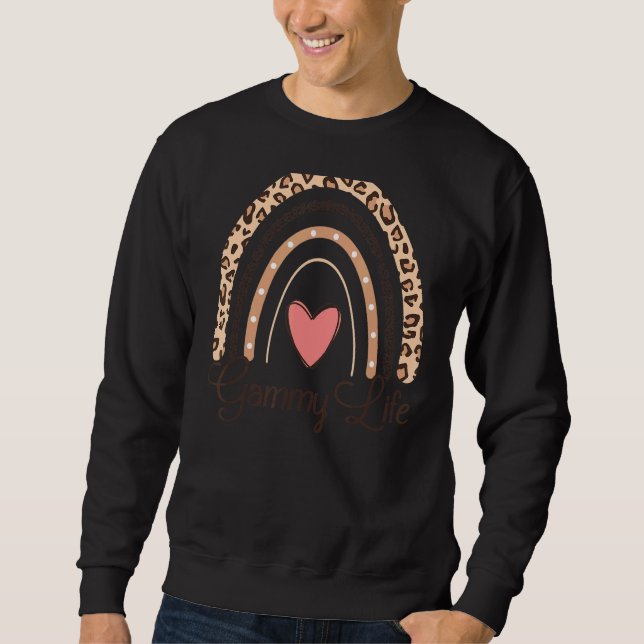 Moletom Gammy Life Boho Rainbow Grandma (Frente)