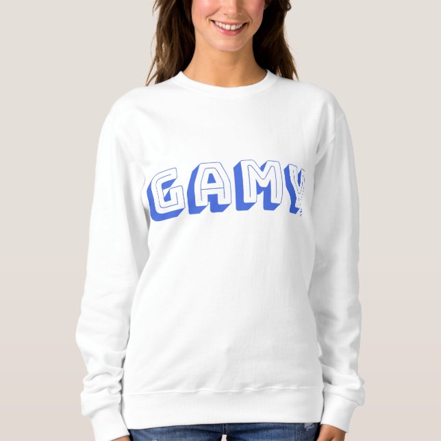 Moletom GAMY® Royal blue Logo Damen (Frente)