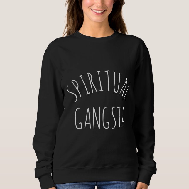 Moletom Gangsta espiritual (Frente)