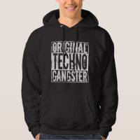 Gângster original de Techno - Hoodie dos homens