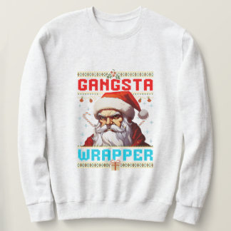 Moletom Gangster Wrapper Christmas Sweatshirt