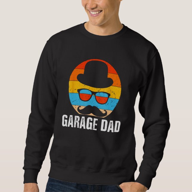 Moletom Garage Dad Car  Daddy Car Enthusiast Father Lifest (Frente)