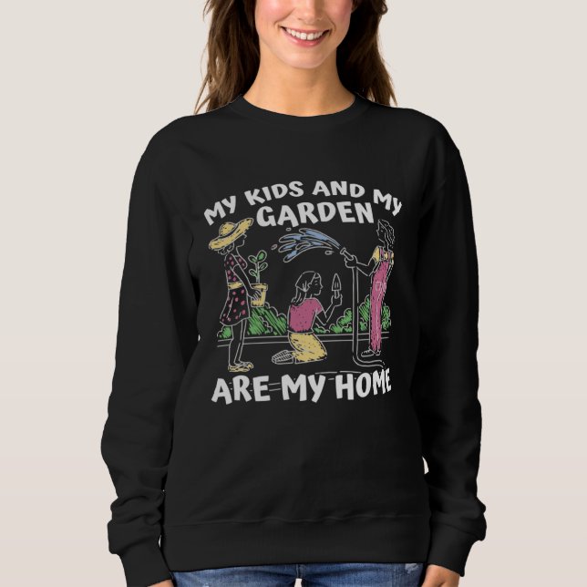 Moletom Gardener Garden  Flowers Plants Gardening Mom (Frente)