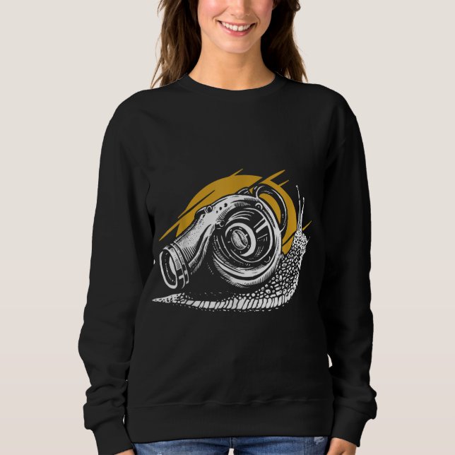 Moletom Gardener Gift Idea Garden Animal Turbo Snail (Frente)