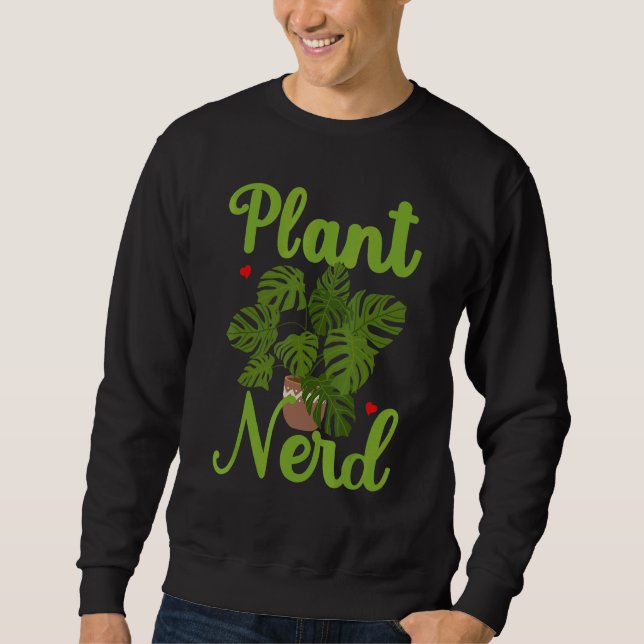 Moletom Gardener Monstera Deliciosa, Nerd de plantas (Frente)