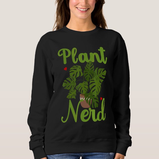 Moletom Gardener Monstera Deliciosa, Nerd de plantas (Frente)