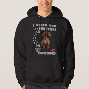 Moletom Garota Bonita Dachshund Doxie dá presentes Dachsh