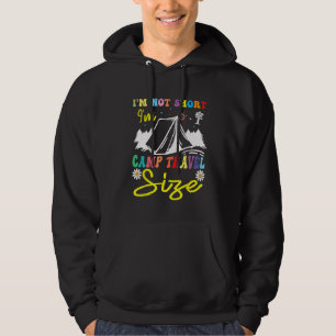 Moletom Garota de camping Groovy Não sou Baixa Sou de viag