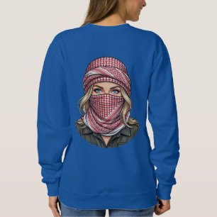 Moletom Garota de Estilo Urbano - Gráfico de Streetwear Es