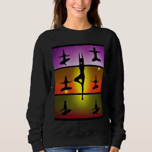 Moletom Garota de Ioga Feminino Saudação ao Sol Meditação