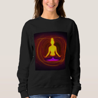 Moletom Garota de Ioga Saudação Solar Feminina Meditação C