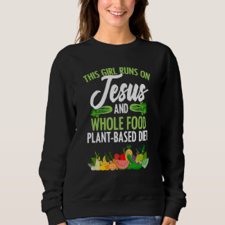 Moletom Garota Funciona Com Jesus E Wfpbd Vegan Vegetarian