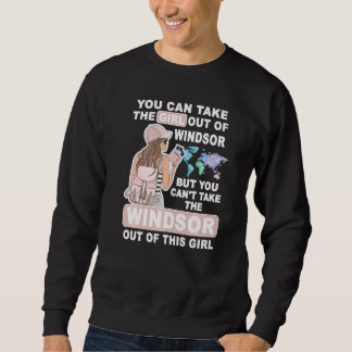 Moletom Garota legal de Windsor City Orgulhosa Windsor Gir