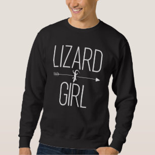 Moletom Garota Lizard Para Mulheres Monitorizam Gecko Anim