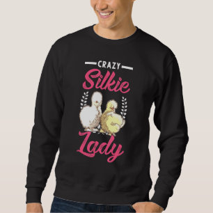 Moletom Garota Louca Silkie Silkie Silk Hen Chicken