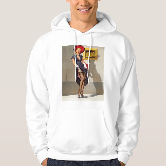 Moletom Garota Pin-Up Retro (Frente)
