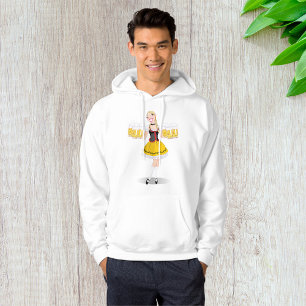 Moletom Garota Servindo Cerveja Mens Hoodie