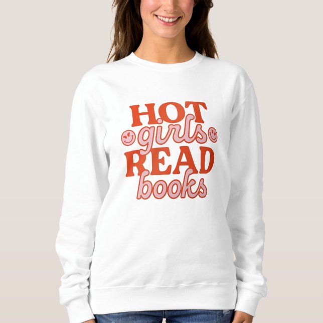 Moletom Garotas Quentes Lêem Livros (Frente)