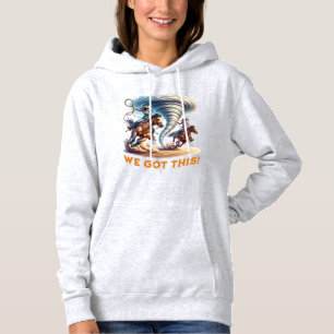 Moletom Garotas-Vacas Ropando Tornado Hoodie "Nós Temos Is