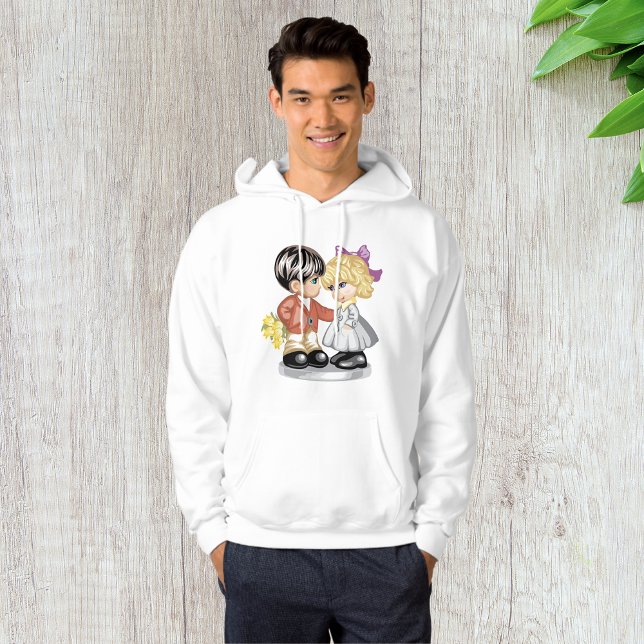 Moletom Garoto Dando Flores A Menina Gente Hoodie (Criador carregado)