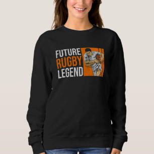 Moletom Garotos Futuro Cota De Legenda De Rugby Para Seu F