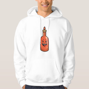 Moletom Garrafa de Molho Picante de Desenho Animado Fofo M
