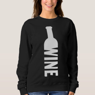 Moletom Garrafa De Vinho E Vidro De Vinho