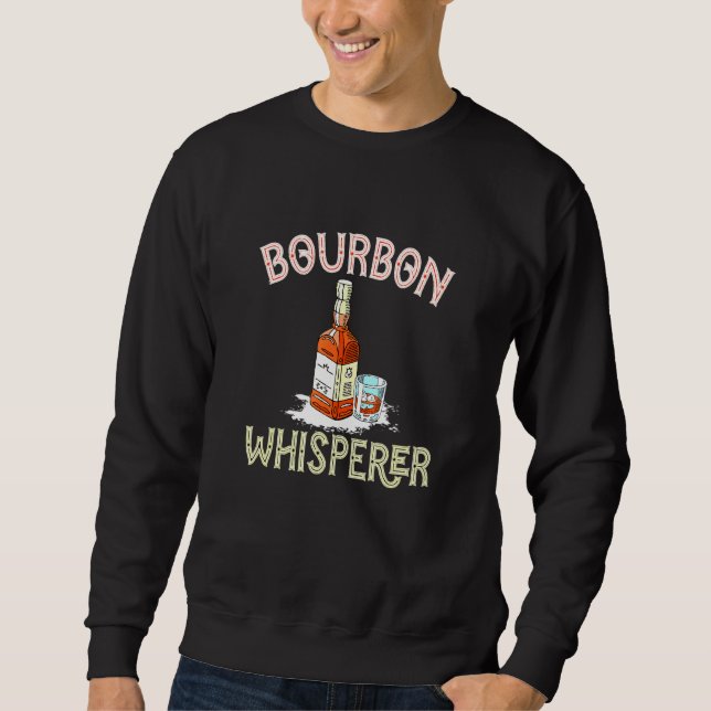 Moletom Garrafa Gráfica De Whisky Bourbon Com Gl (Frente)