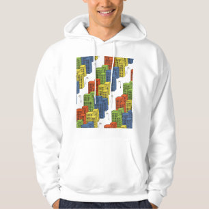 Moletom Garrafas De Vidro, Design de Padrão De Abstrato.