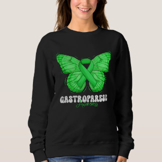 Moletom Gastroparesis Awareness Month Green Ribbon Butterf