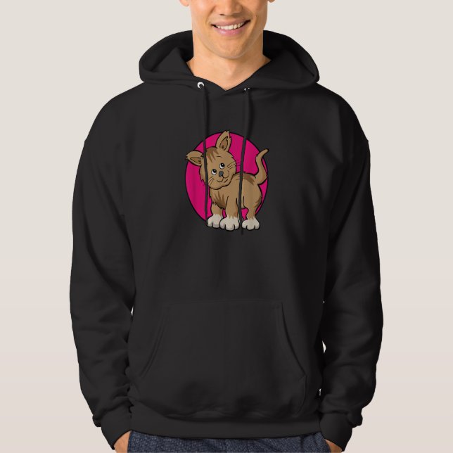 Moletom Gatinho Fofo Adorável Bebê Gato Para Gato (Frente)