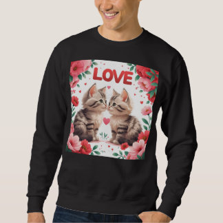 Moletom Gatinhos apaixonados um amor doce